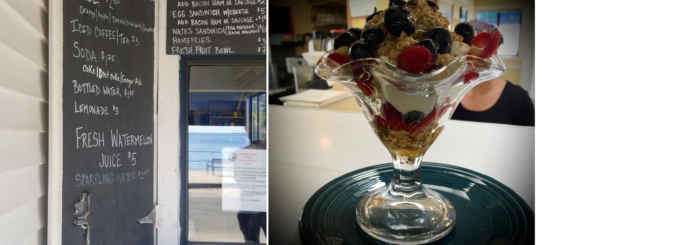 Nate's at Front Beach Menu