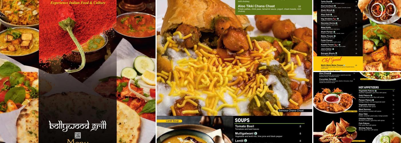 Bollywood Grill Menu