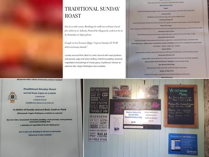 The Albion Inn Menu
