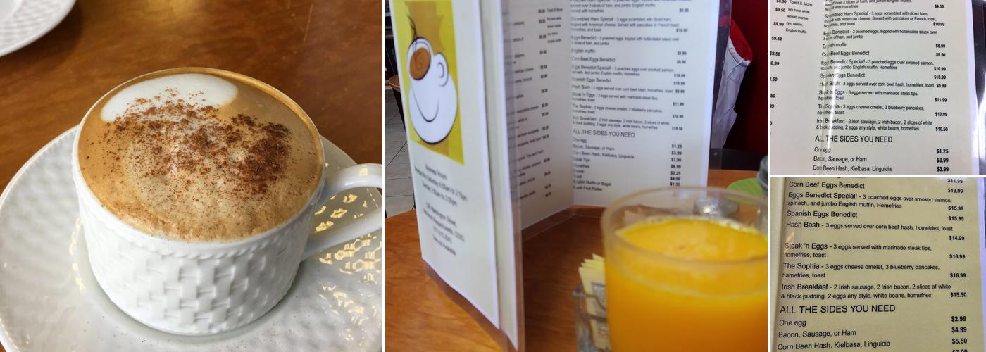 Sunrise Breakfast Menu