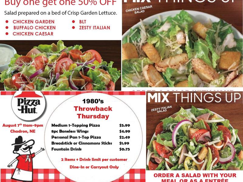Pizza Hut Menu