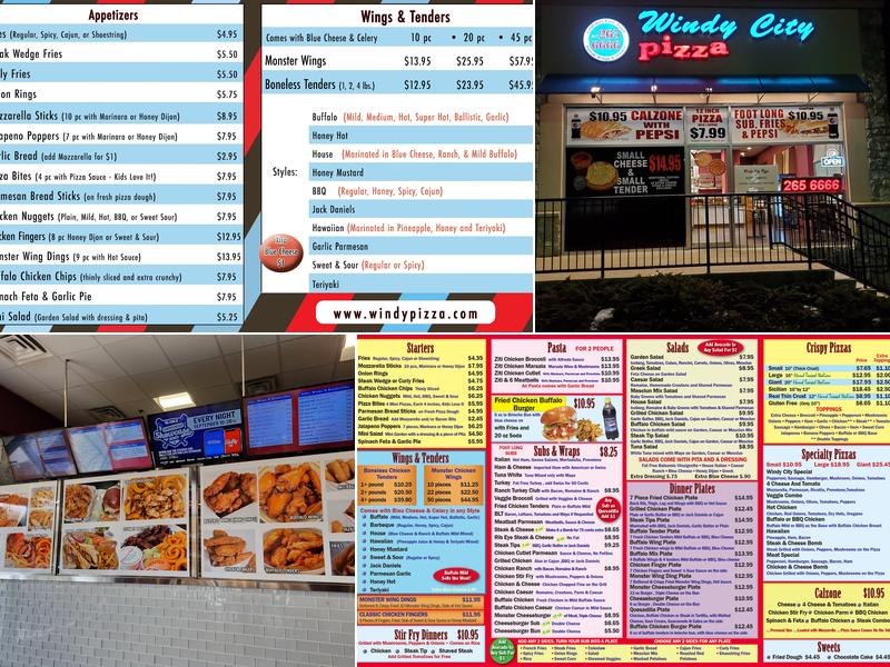Windy City Pizza - Dorchester Menu