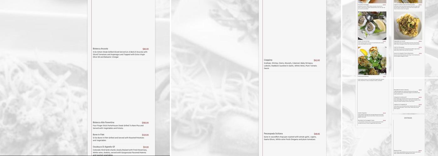 Angelo's Pizzeria & Ristorante Menu