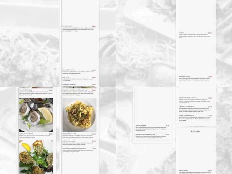 Angelo's Pizzeria & Ristorante Menu