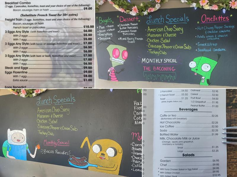 Cappa's Trackside Kitchen Menu