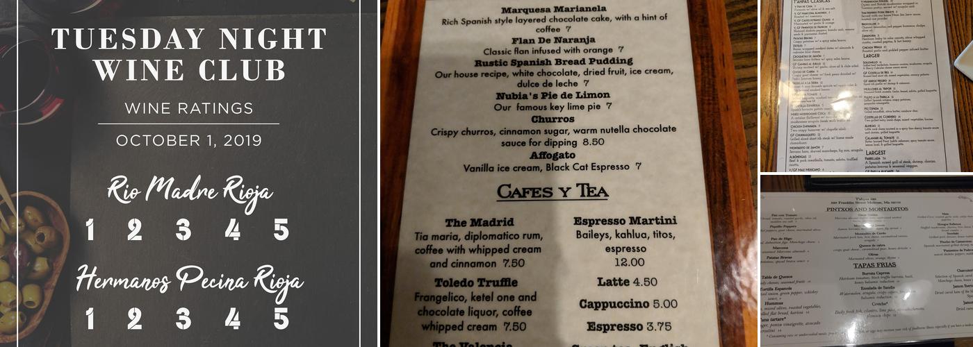 T'ahpas 529 Restaurant Menu