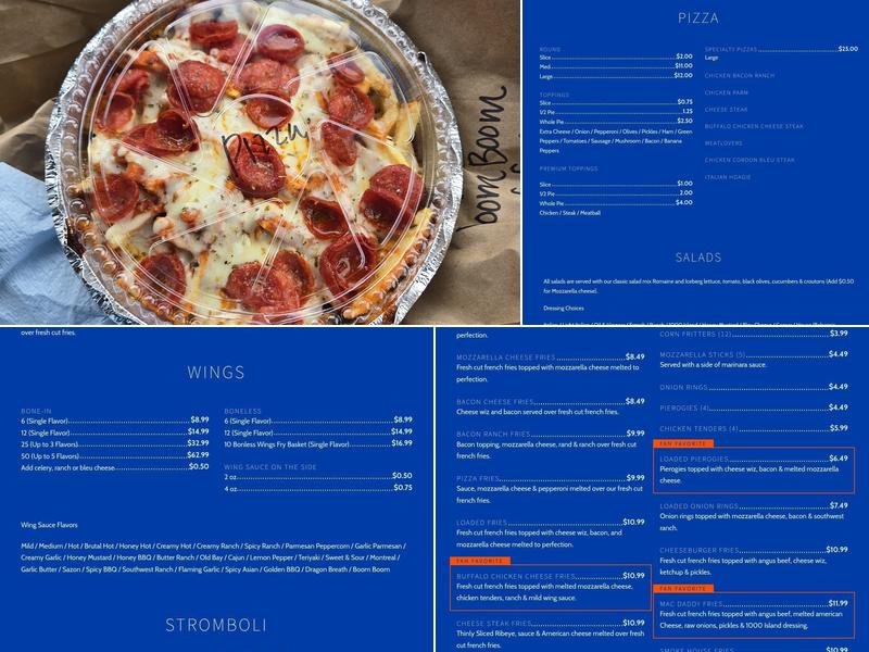 Dino's Wings & Things Menu