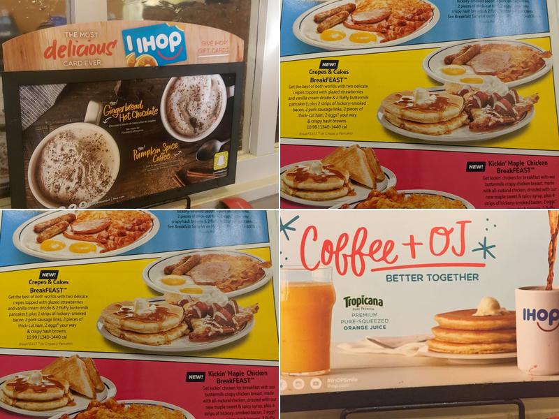 IHOP Menu