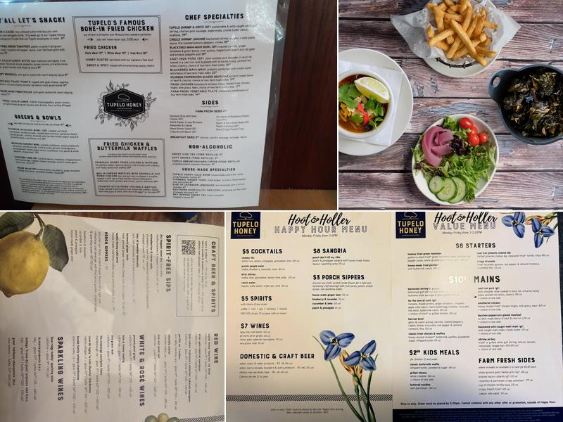 Tupelo Honey Southern Kitchen & Bar Menu