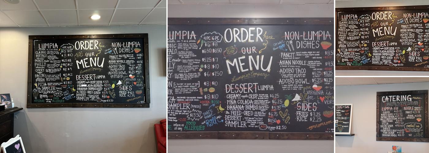 Lumpia & Company Menu