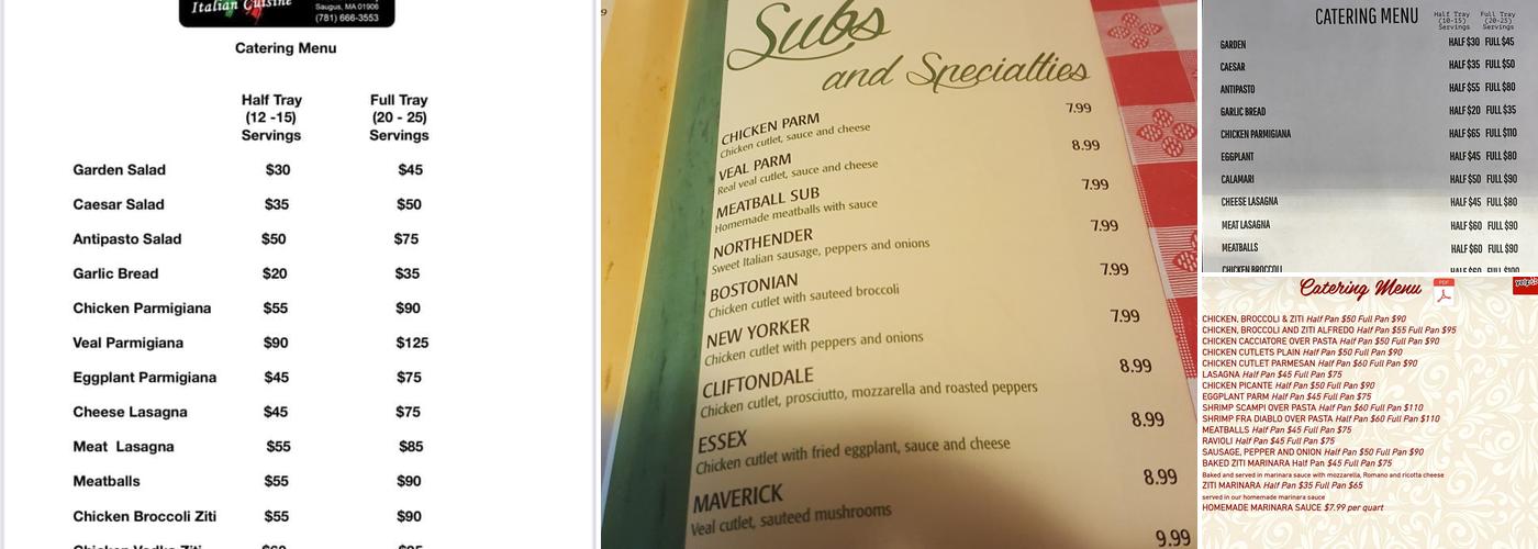 Victor's Italian Restaurant Menu