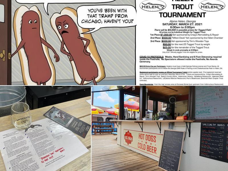 Chattahoochee Dog Haus Menu