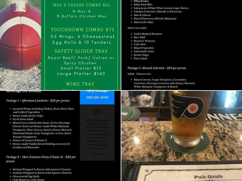 The West End Menu