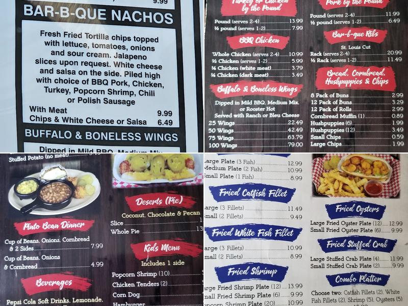 John's Bar-B-Que Menu
