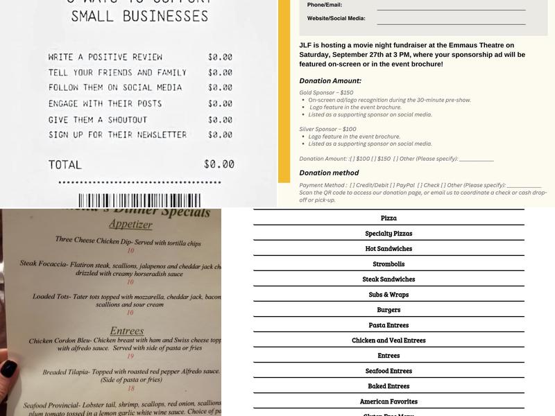 Armetta's Italian Restaurant & Pub Menu