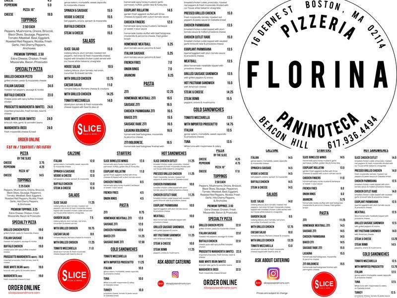 Slice Menu