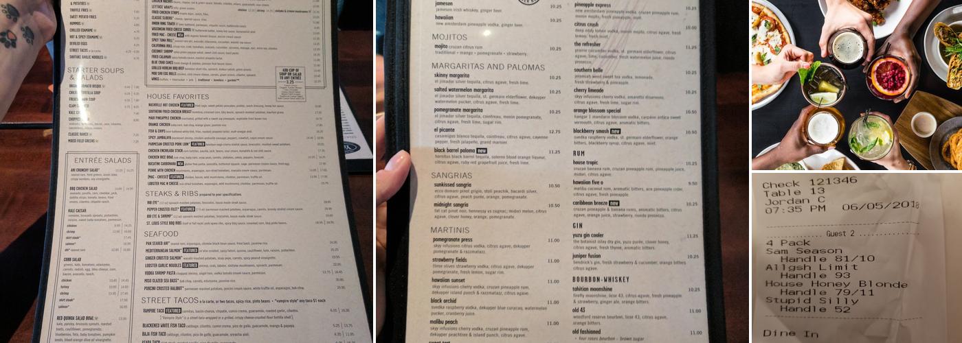Yard House Menu