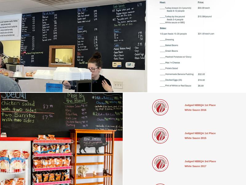 Smokey C's Bar-B-Que & Wings Menu