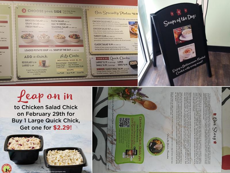 Chicken Salad Chick Menu