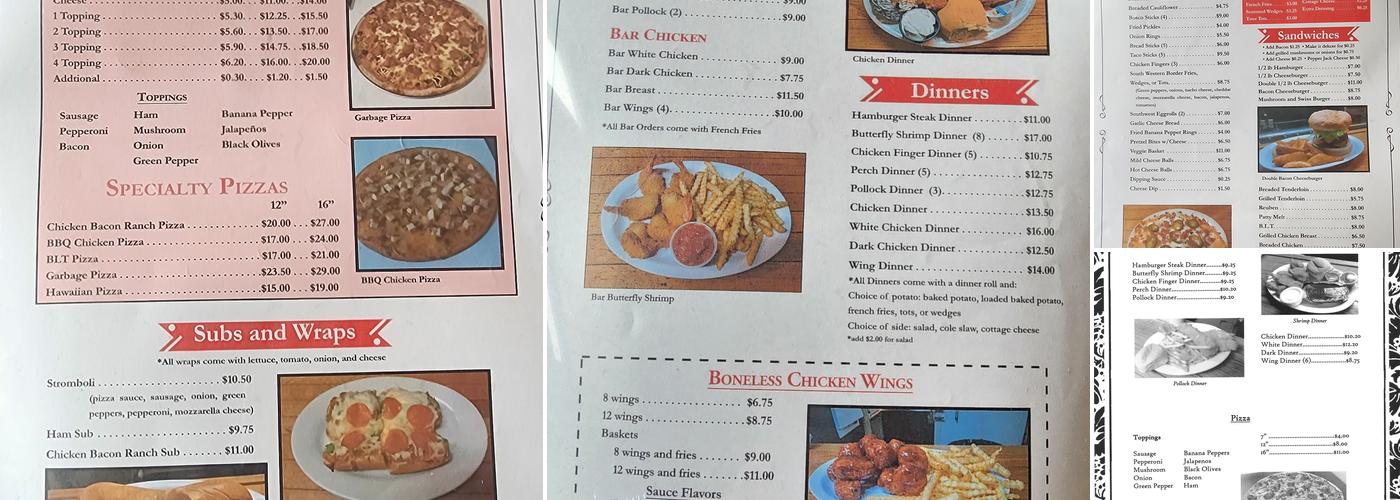 Kibitzer Menu