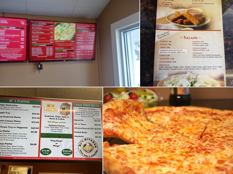 Aj's Kitchen Menu