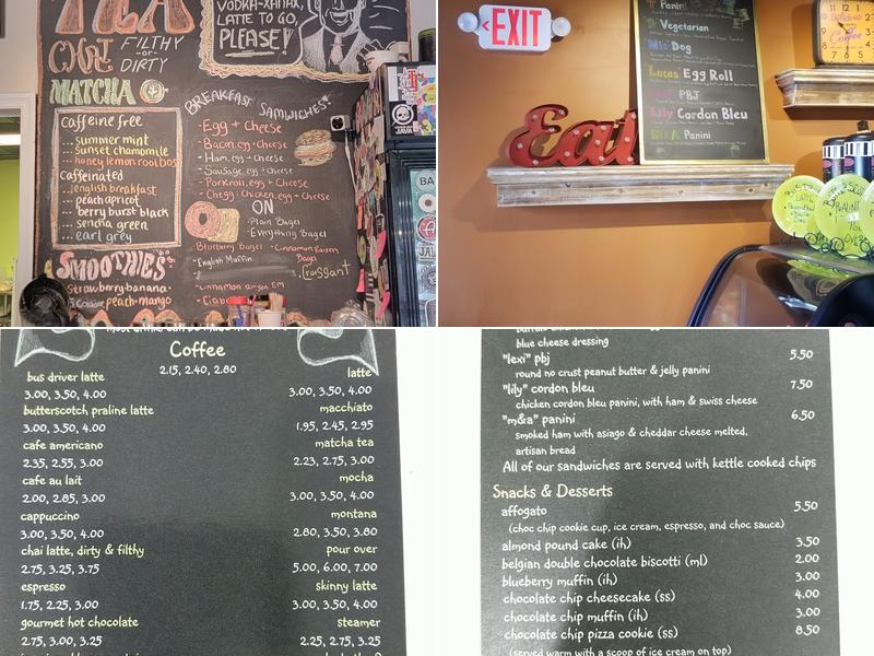 Brewed Awakening Menu