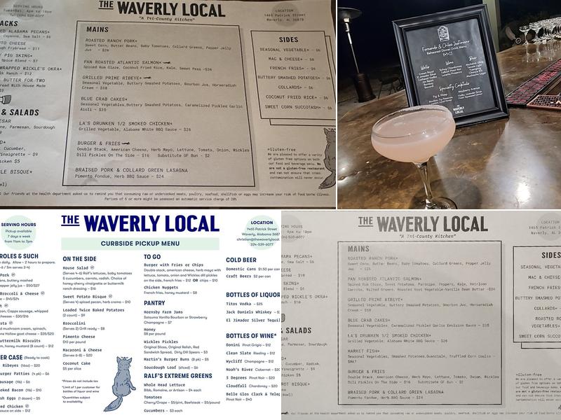The Waverly Local Menu