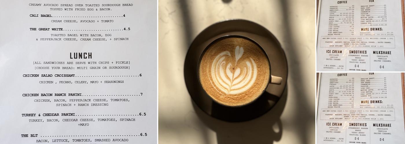 Alter Coffee Menu