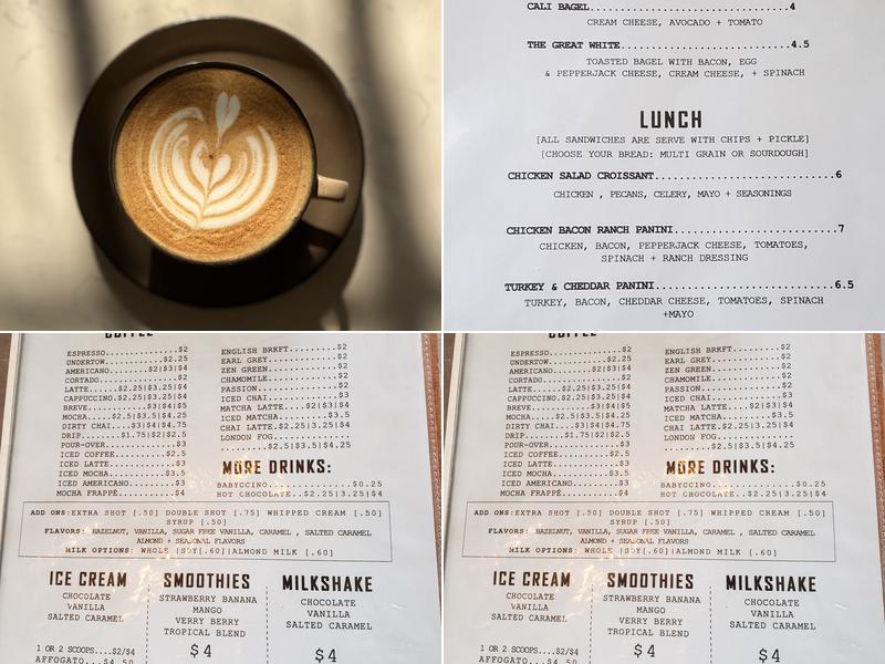 Alter Coffee Menu