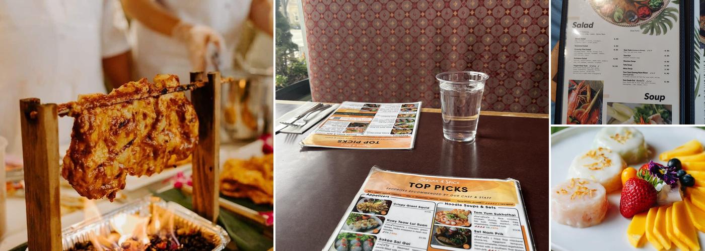 Sugar & Spice Thai Restaurant Menu