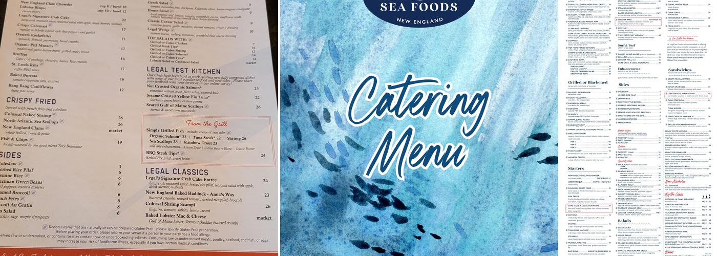 Legal C Bar - Dedham Menu