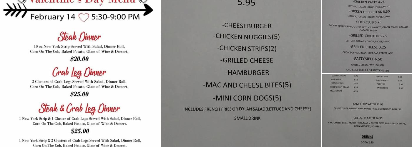 Martha Jo's Menu
