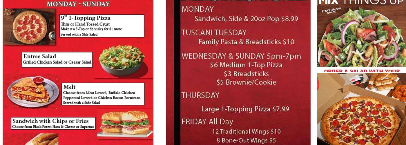 Pizza Hut Menu