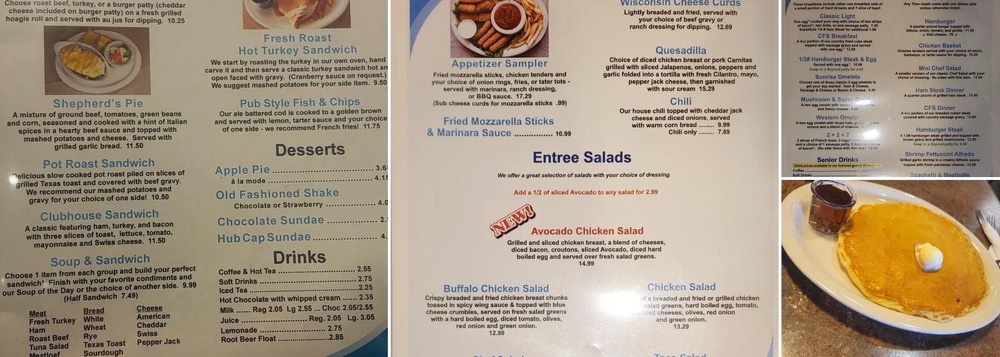 Broadway Diner Menu