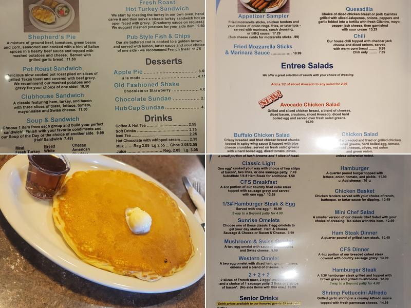 Broadway Diner Menu