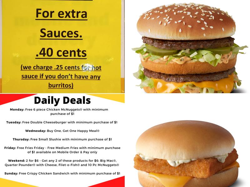 McDonald's Menu