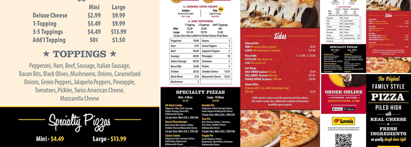 Godfather's Pizza Express Menu