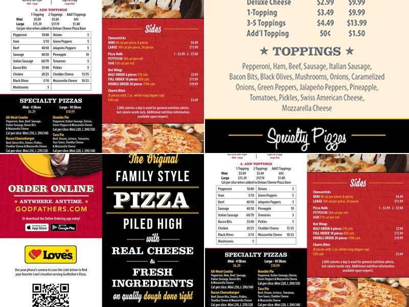 Godfather's Pizza Express Menu
