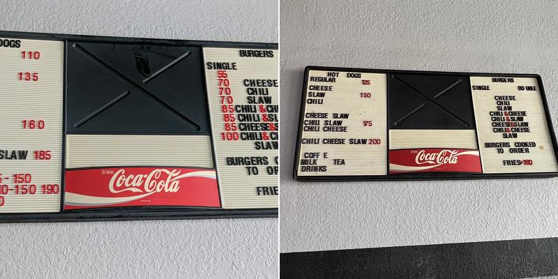 Troy's Snack Shack Menu