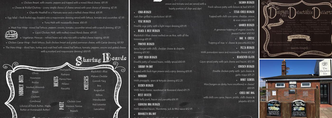 The Dolphin Inn Menu