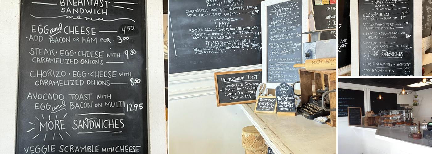 Breadbasket Bakery Menu