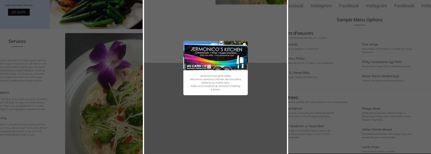 Jermonico's Catering Menu