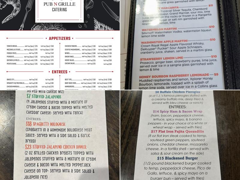 1760 Pub N Grille Menu