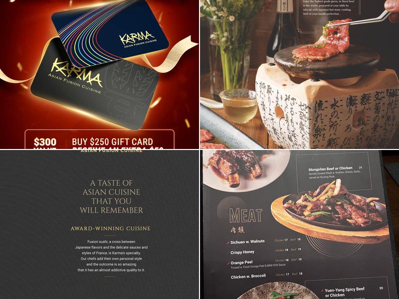 Karma in Westford Menu