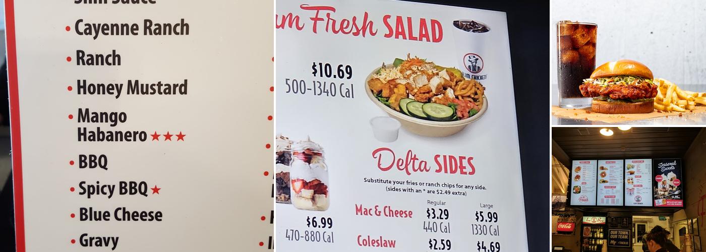 Slim Chickens Menu