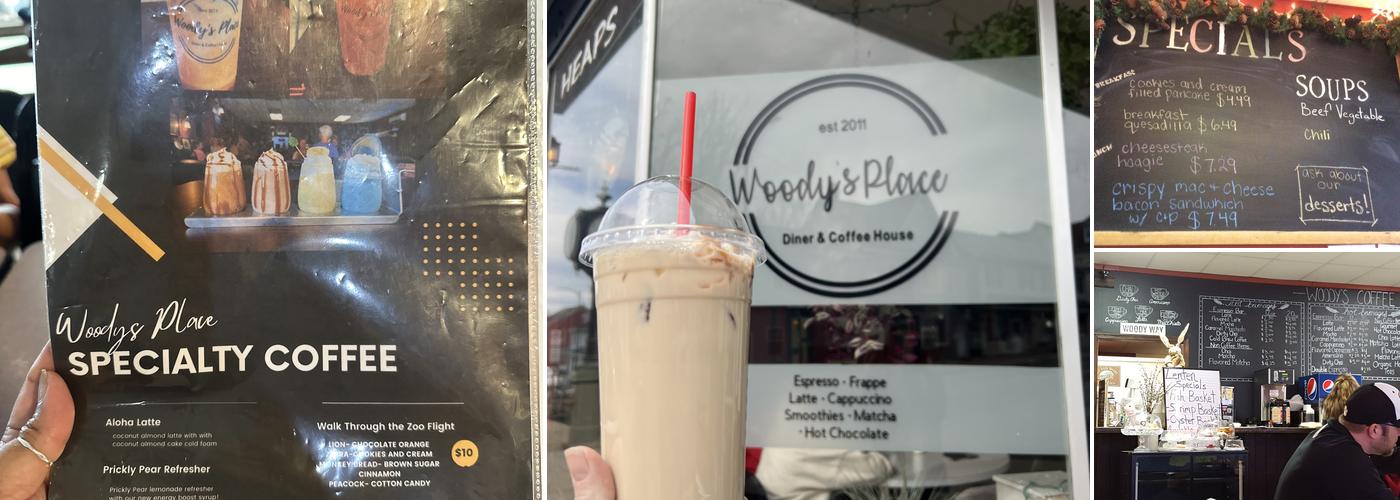 Woody's Place Diner and Coffee House Menu