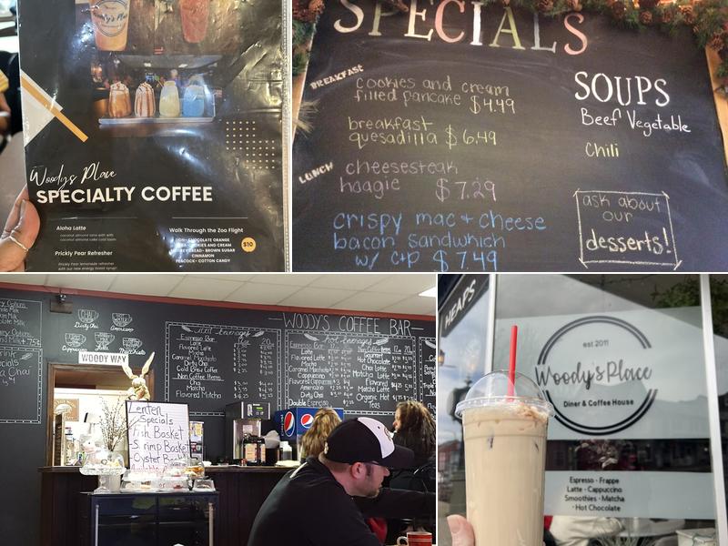 Woody's Place Diner and Coffee House Menu