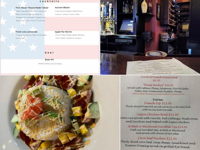 First House Pub Menu