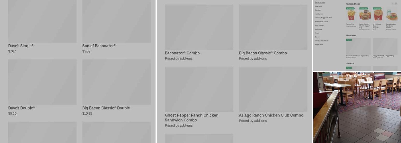 Wendy's Menu
