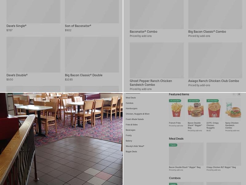 Wendy's Menu